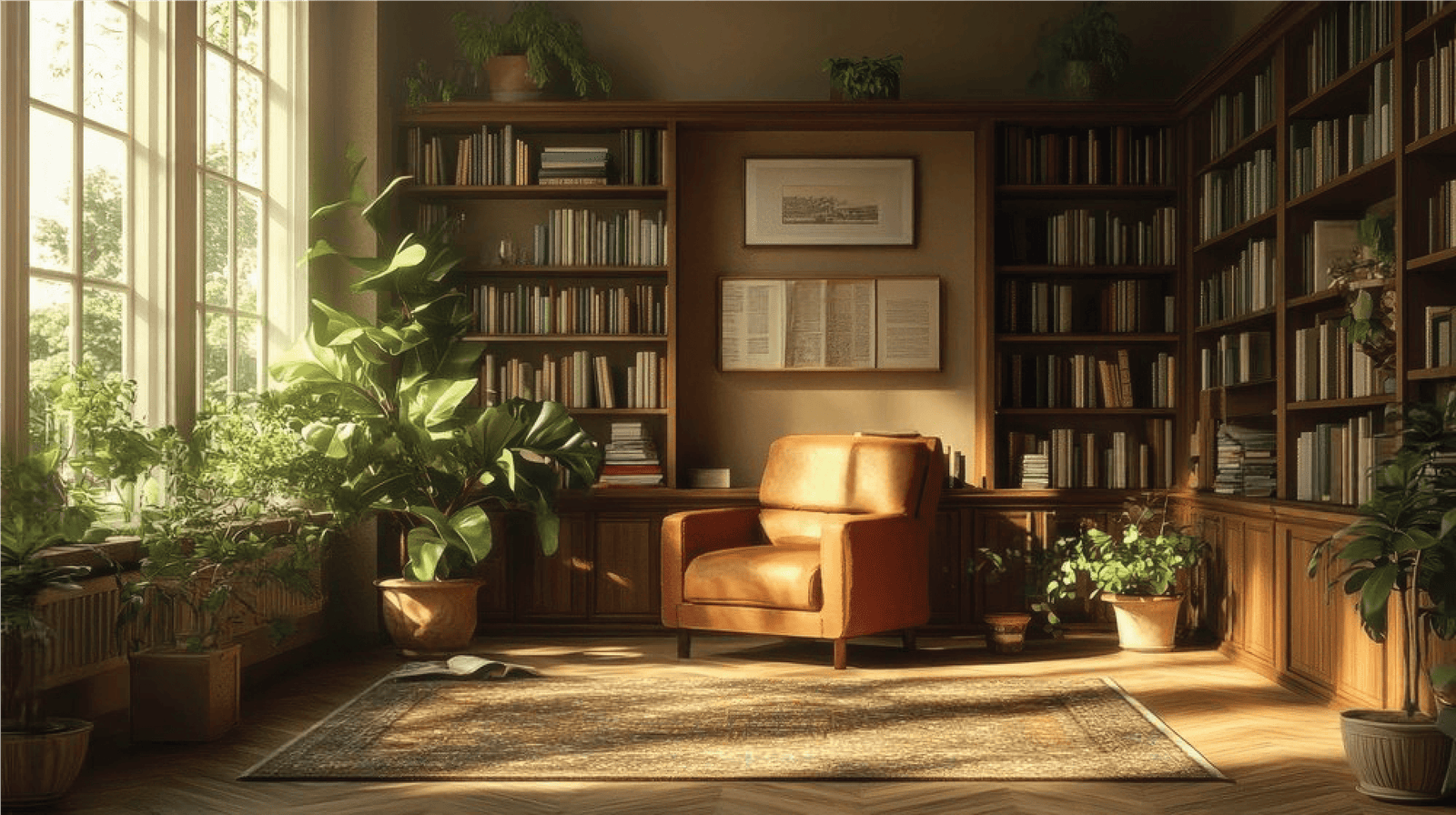 Occupational wellness — a calm, focused workspace
